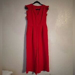 Red jumpsuit